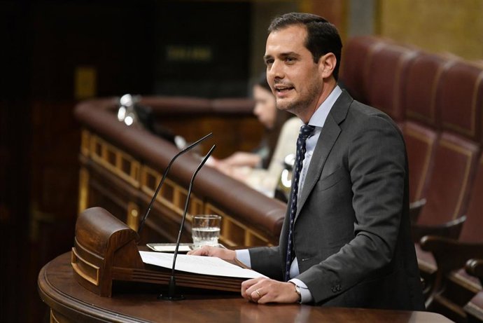 Archivo - El diputado del PP, Pablo Pérez, en el Congreso.