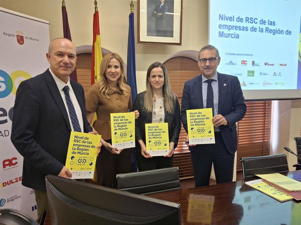 Presentación del estudio 'Nivel de RSC en las empresas de la Región de Murcia'.