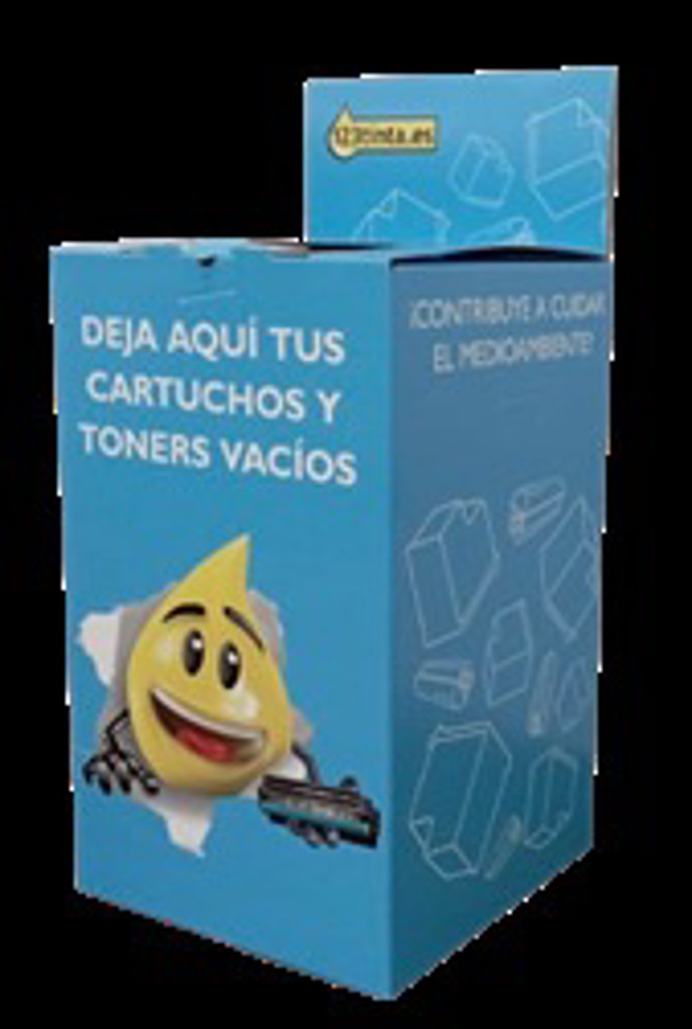 Caja reciclaje 123tinta.