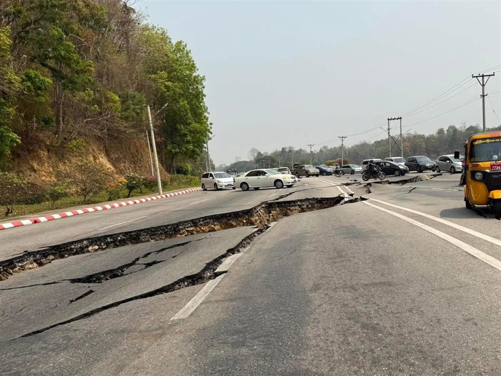 Imagen de archivo de terremoto de Birmania 