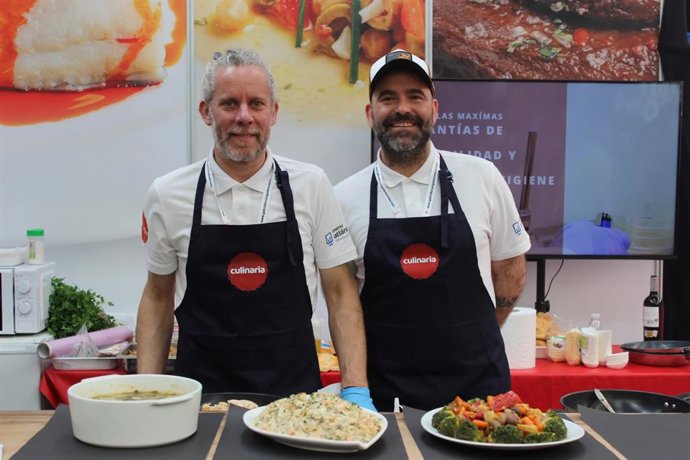 Julio Mato y Marcelo Torres del departamento de I D de Culinaria.