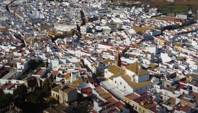 Vista aérea del municipio mairenero.