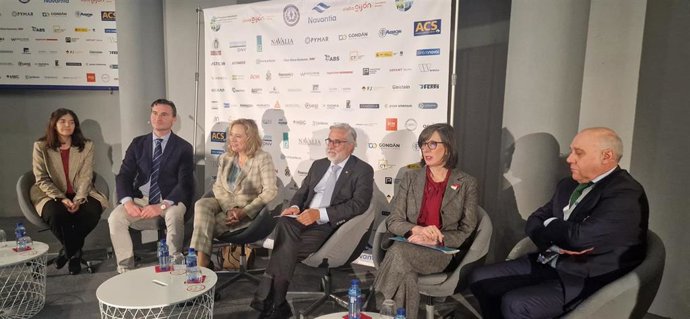 Clausura del 64 Congreso Internacional de Ingeniería Naval e Industria Marítima, celebrado en el recinto ferial gijonés 'Luis Adaro'.