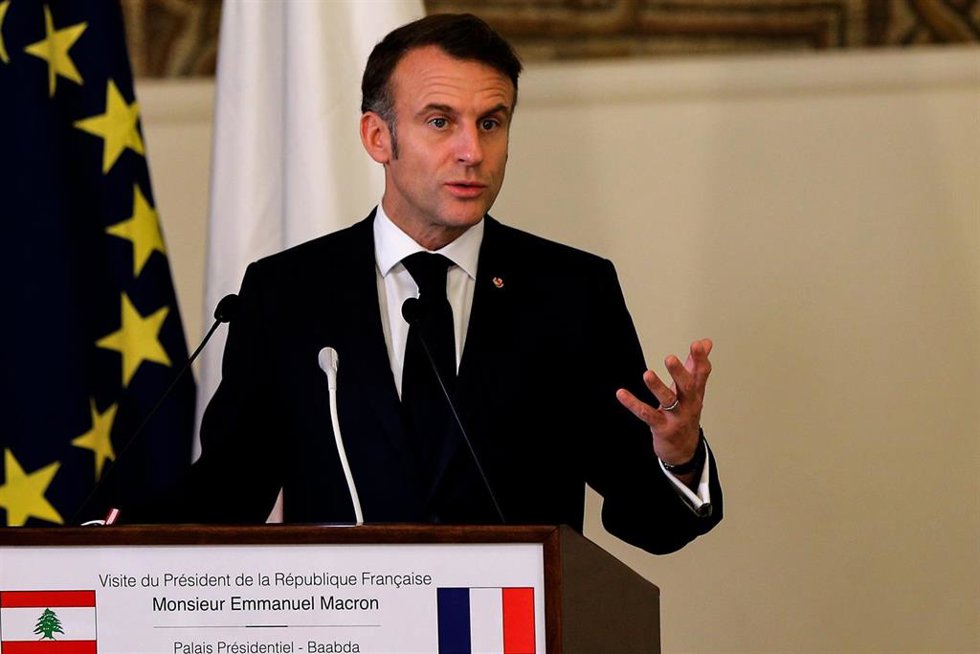 Archivo - El presidente francés, Emmanuel Macron