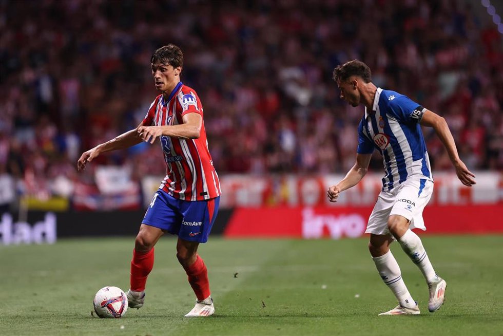 Archivo - Robin Le Normand of Atletico de Madrid in action during the Spanish League, LaLiga EA Sports, football match played between Atletico de Madrid and RCD Espanyol at Civitas Metropolitano stadium on August 28, 2024, in Madrid, Spain.