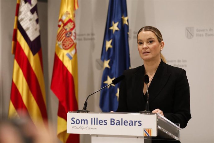 Archivo - La presidenta del Govern, Marga Prohens. 