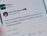 Foto: La verdad tras el tuit viral de Karla Sofía Gascón sobre Filmin