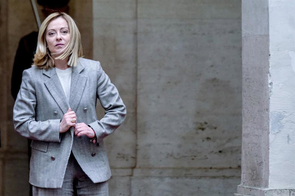 La primera ministra italiana, Giorgia Meloni 