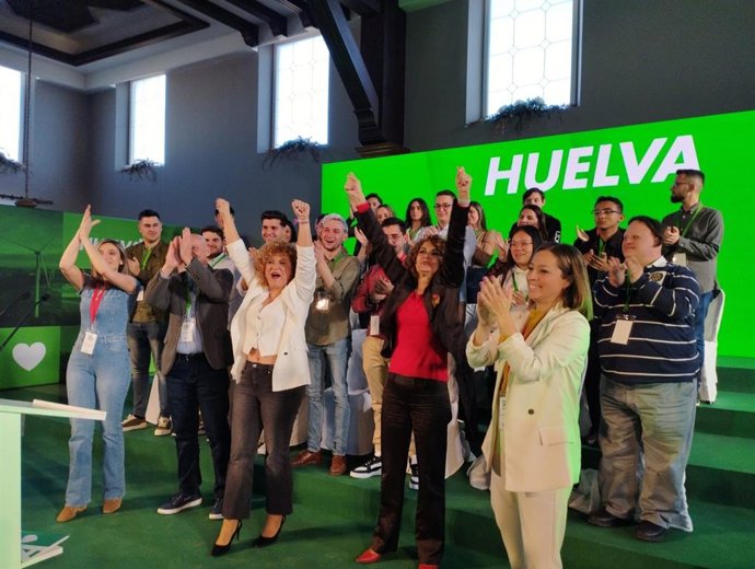 La secretaria general del PSOE-A, María Jesús Montero, participa en el XV Congreso del PSOE de Huelva.