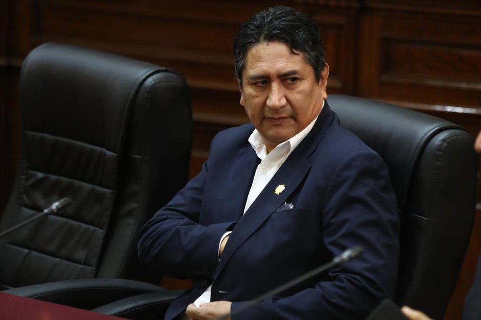 Archivo - Imagen de archivo del líder de Perú Libre, Vladimir Cerrón