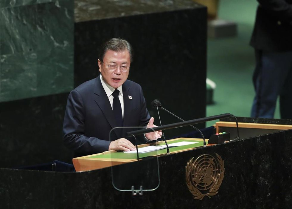 Archivo - El expresidente de Corea del Sur Moon Jae In (archivo)