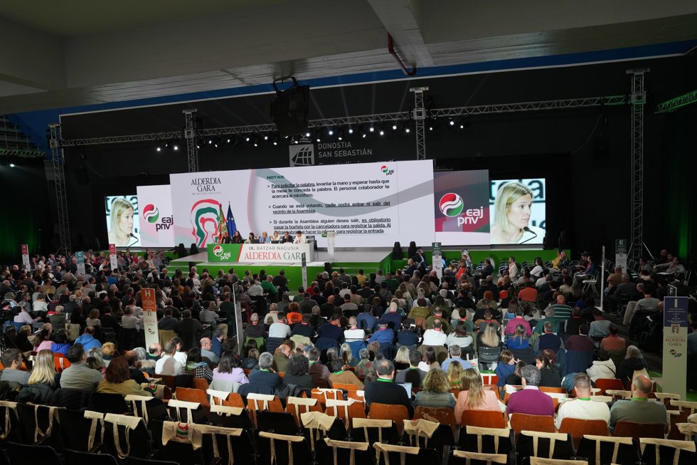 Celebración de la IX asamblea general del PNV