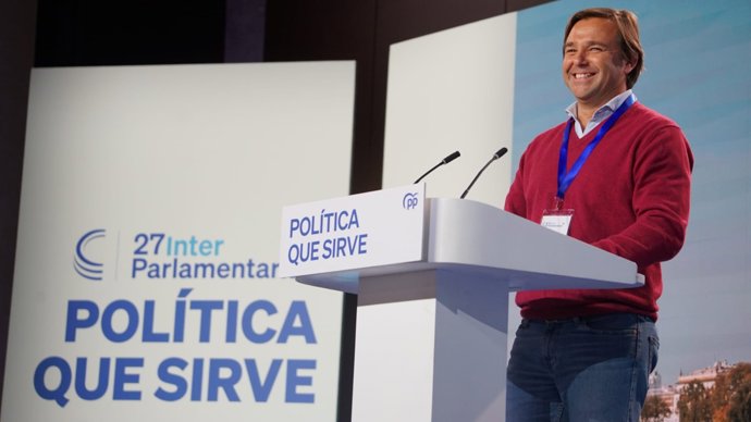 Imagen del  diputado del Partido Popular de Andalucía en el Parlamento de Andalucía, Antonio Repullo.