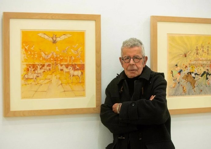 El galerista, artista y coleccionista algabeño Fausto Velázquez.