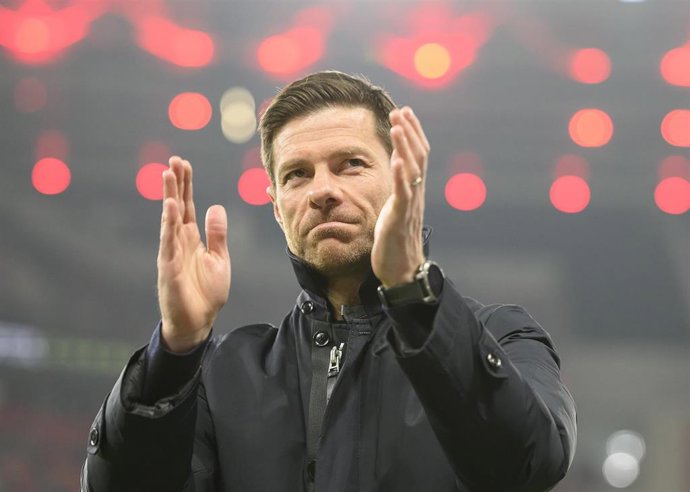 El entrenador del Bayer Leverkusen, Xabi Alonso