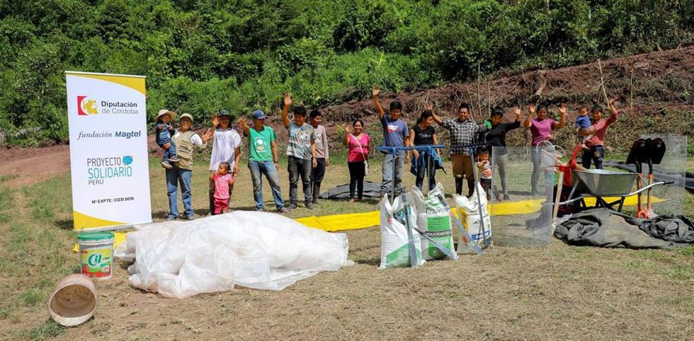 Archivo - Beneficiarios del proyecto de Magtel apoyado por la Diputación de Córdoba en Perú.