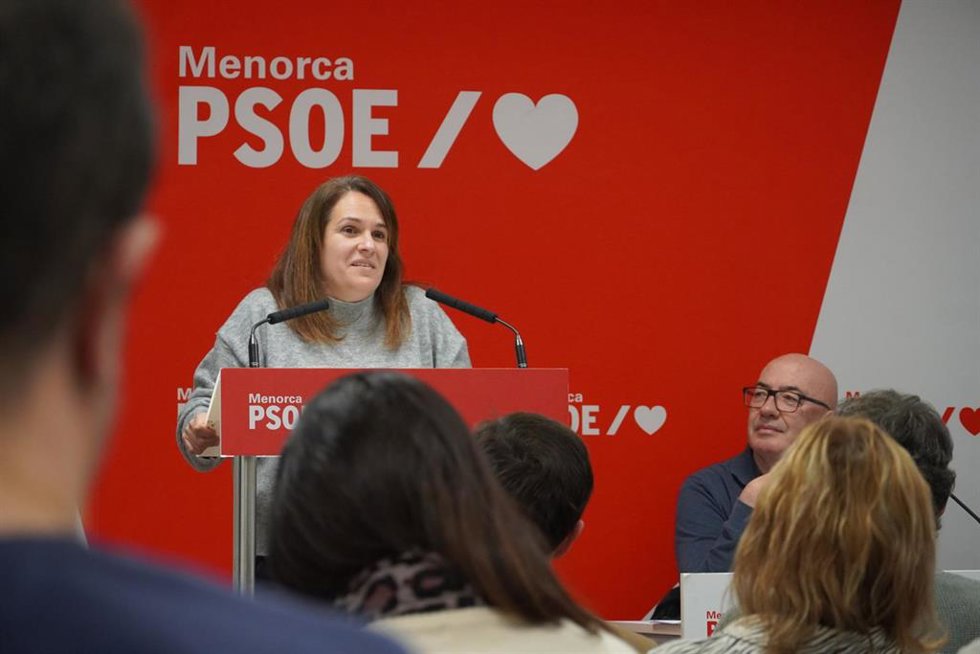 Susana Mora no se presentará a la reelección como secretaria general del PSOE Menorca