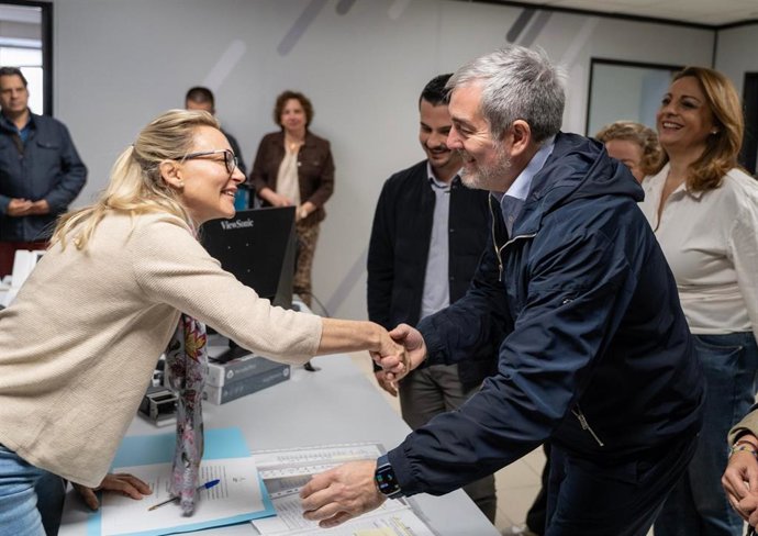 Fernando Clavijo registra su candidatura para su reelección como secretario general de Coalición Canaria