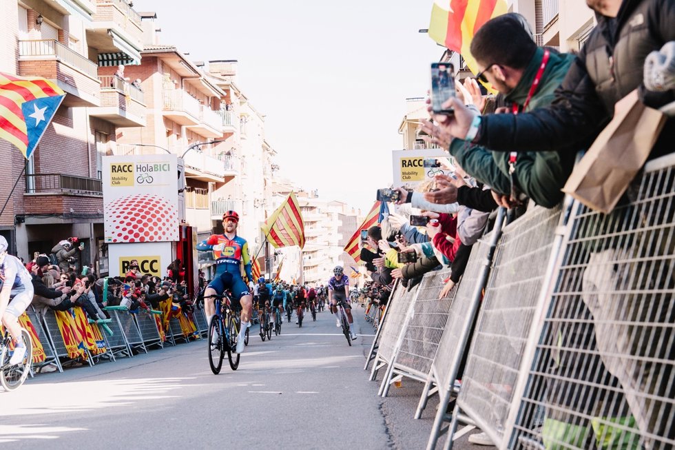 Quinn Simmons (Lidl-Trek), vencedor de la etapa 6 en la 104 Volta Ciclista a Catalunya.