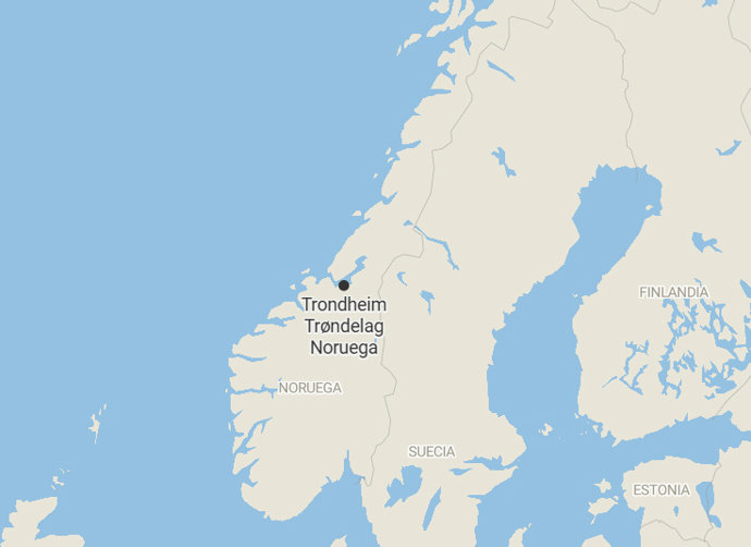 Cidade norueguesa de Trondheim.