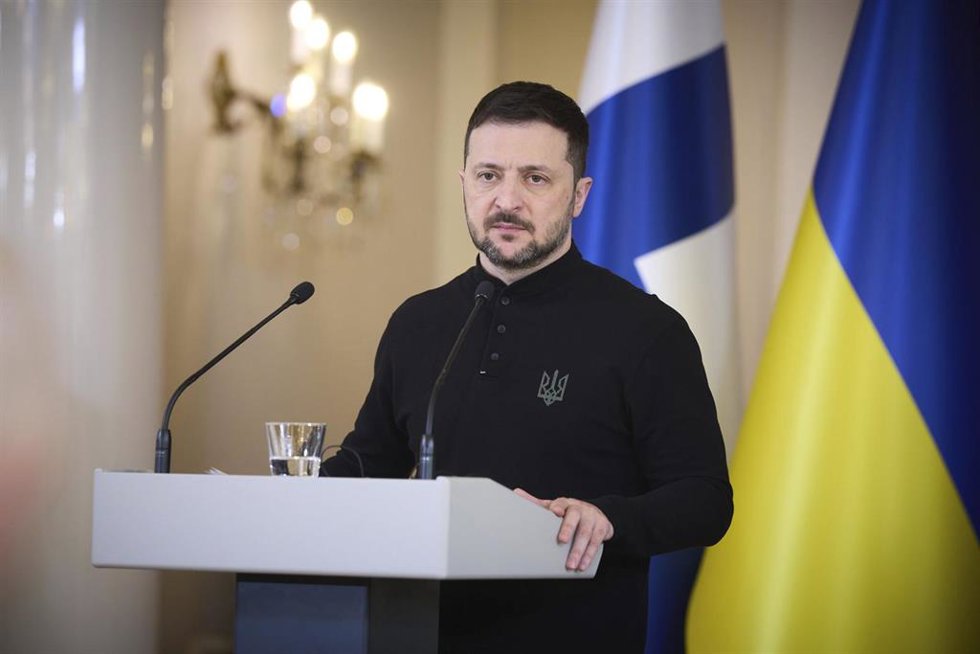 El presidente de Ucrania, Volodimir Zelenski (archivo)