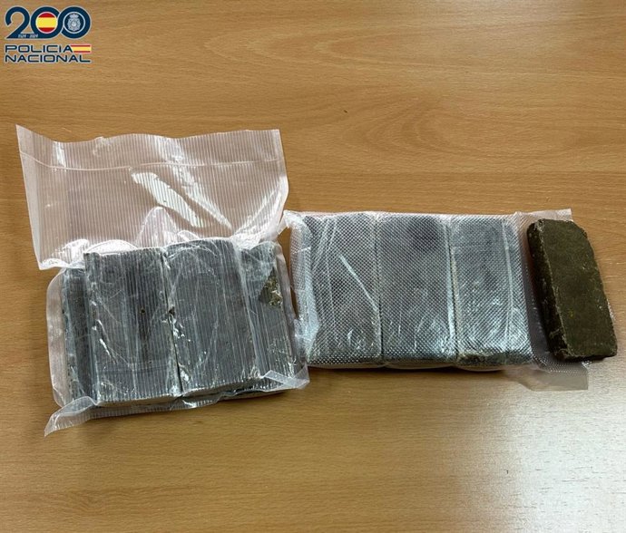 Droga incautada por la Policía Nacional