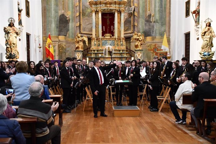 Actuación de la Banda de música de Villafranca de los Caballeros.