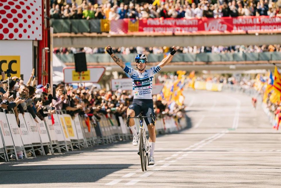 El ciclista esloveno Primoz Roglic (Red Bull-BORA-hansgrohe) conquista la 104 edición de la Volta a Catalunya