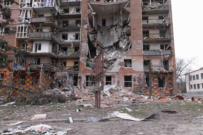 16 de março de 2025, Kharkiv, Kharkiv, Ucrânia: Os moradores de Pokrovsk continuam a se refugiar dos constantes bombardeios russos