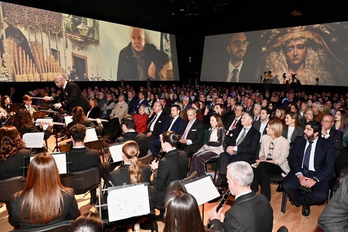 Acto de presentación de la marcha  'Nana para la Virgen del Valle', organizado por la  Hermandad del Cristo de la Expiración.
