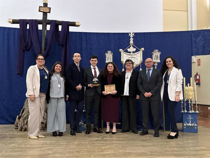 Ramón Manuel Moreno Aguilar protagonizó el VII Pregón Juvenil de Semana Santa de El Puerto.