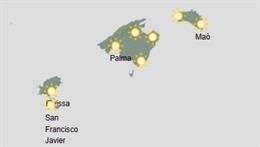 El tiempo hoy, lunes 31 de marzo, en Baleares.