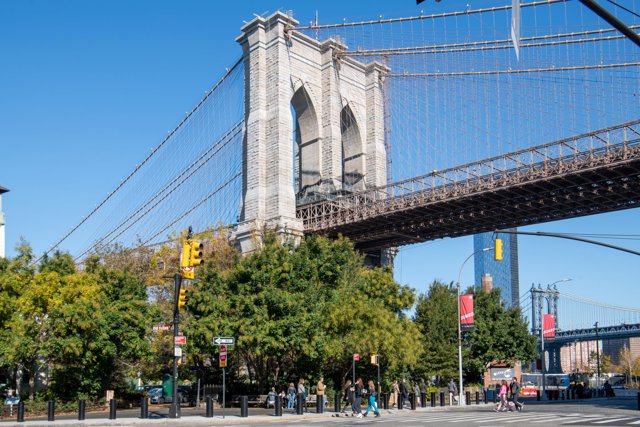 Puente de Brooklyn en Nueva York