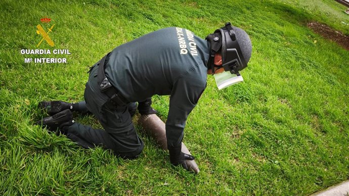 La Guardia Civil destruye 36 artefactos de la pasada Guerra Civil en Castellón durante el año 2024