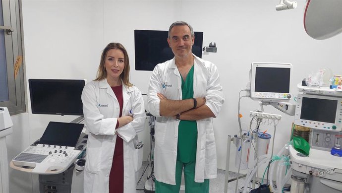 Los doctores Llorca y Mendoza, de Viamed.