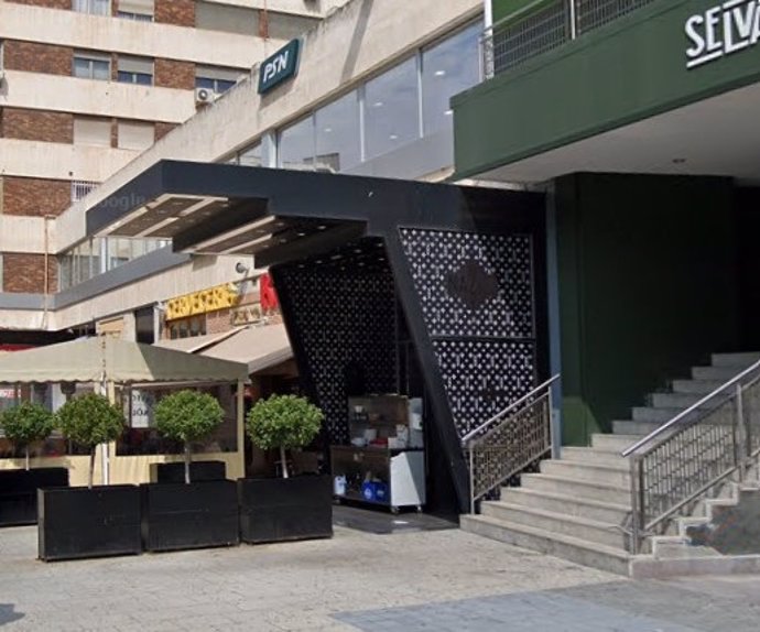 Entrada de la discoteca