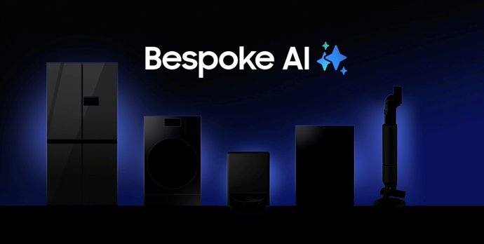 Os novos aparelhos Bespoke AI 2025 da Samsung.