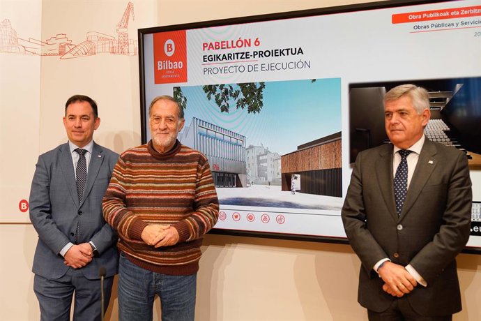 Pabellon 6 aretoa eraitsi eta berreraikitzeko proiektua aurkeztu dute
