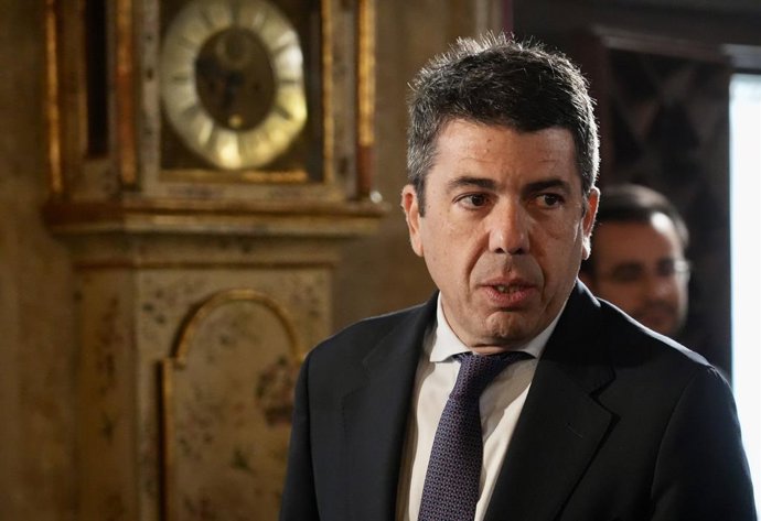 El president de la Generalitat, Carlos Mazón, en imatge d'arxiu. 