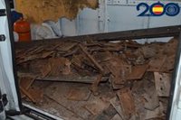 Tres detenidos por robar piezas de hierro en los antiguos talleres de Renfe en Soria