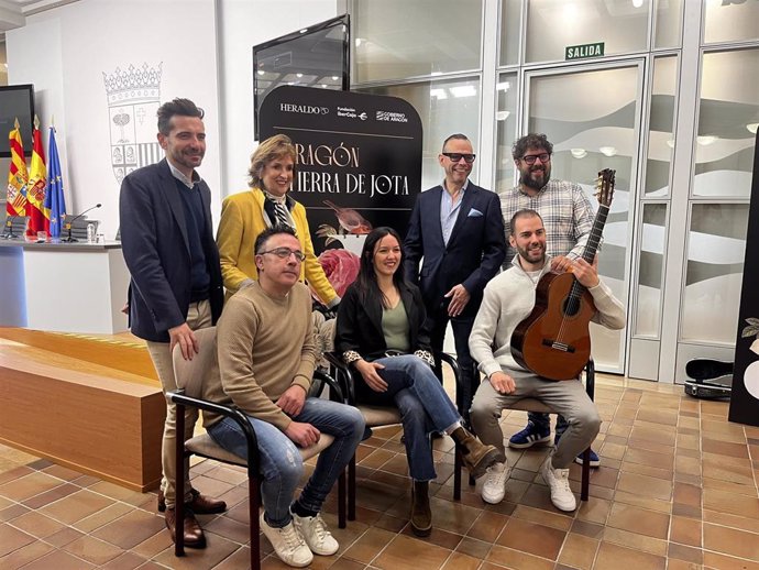 Presentación de la gala 'Aragón, tierra de jota', que se celebrará en Madrid.