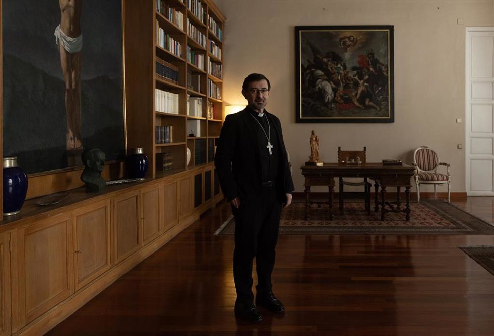 Archivo - El arzobispo de Madrid, José Cobo, en una fotografía de archivo.