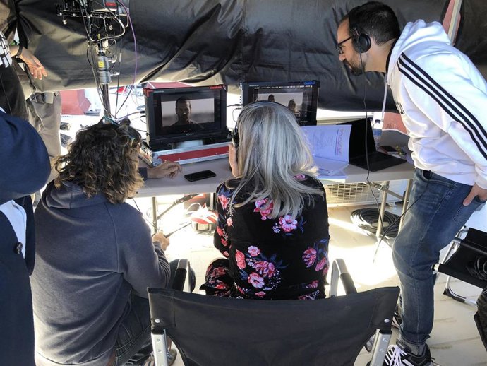 Realización de película. Imagen de recurso.  