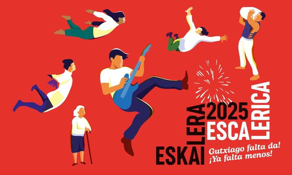 Cartel de la 'escalerica' de San Fermín