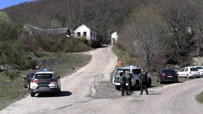Acceso al pozo minero de Cerredo