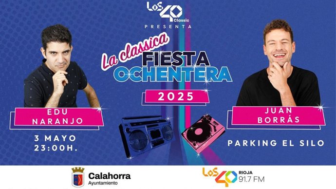 Fiesta ochentera en Calahorra