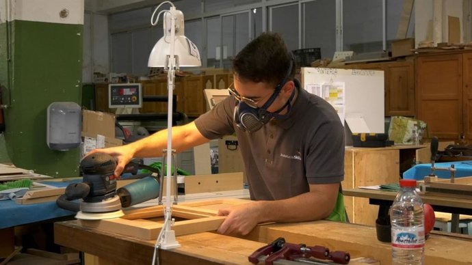 Un alumno de un ciclo de FP.