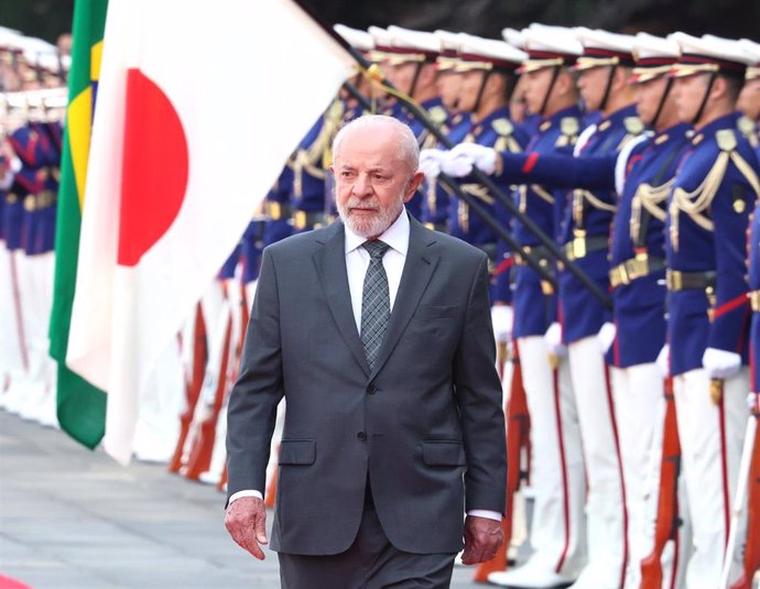 El presidente brasileño, Luiz Inácio Lula da Silva, en su última visita oficial a Japón.