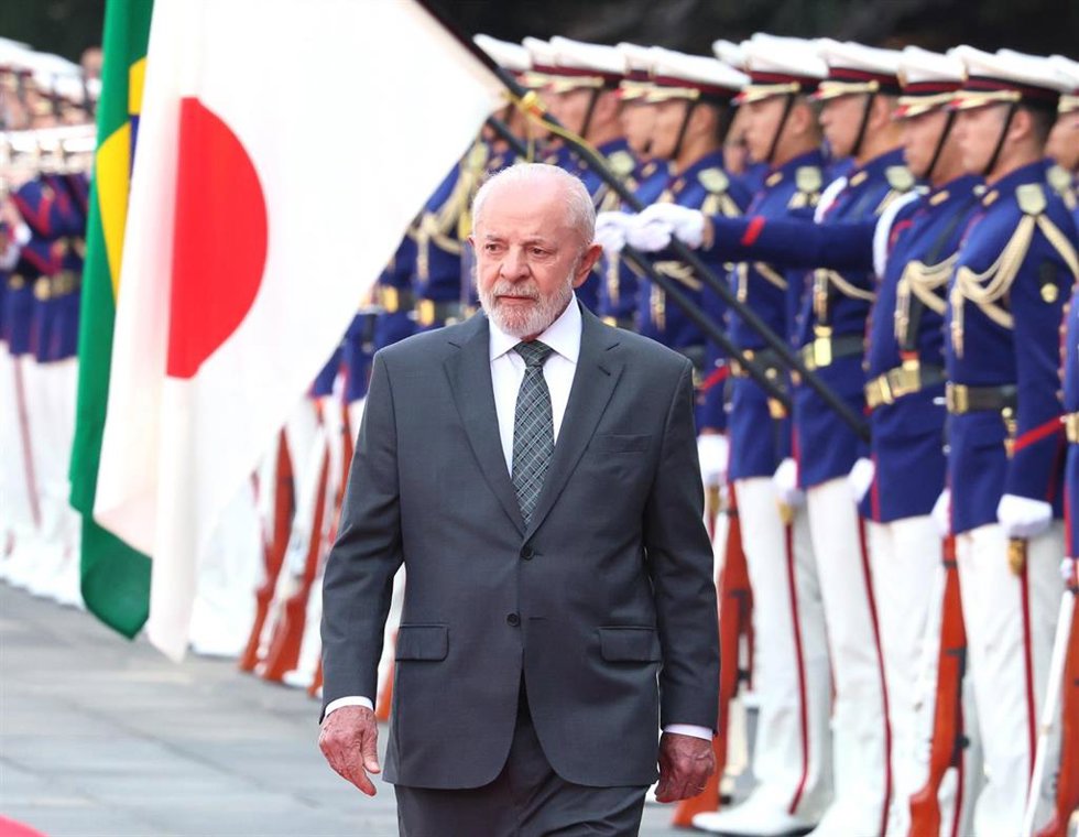 El presidente brasileño, Luiz Inácio Lula da Silva, en su última visita oficial a Japón.