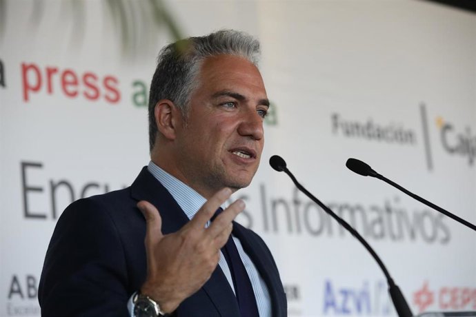 Archivo - El coordinador del PP en España, Elías Bendodo